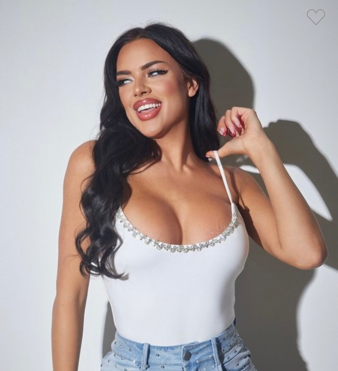 Rhinestone Shapewear Bodysuit