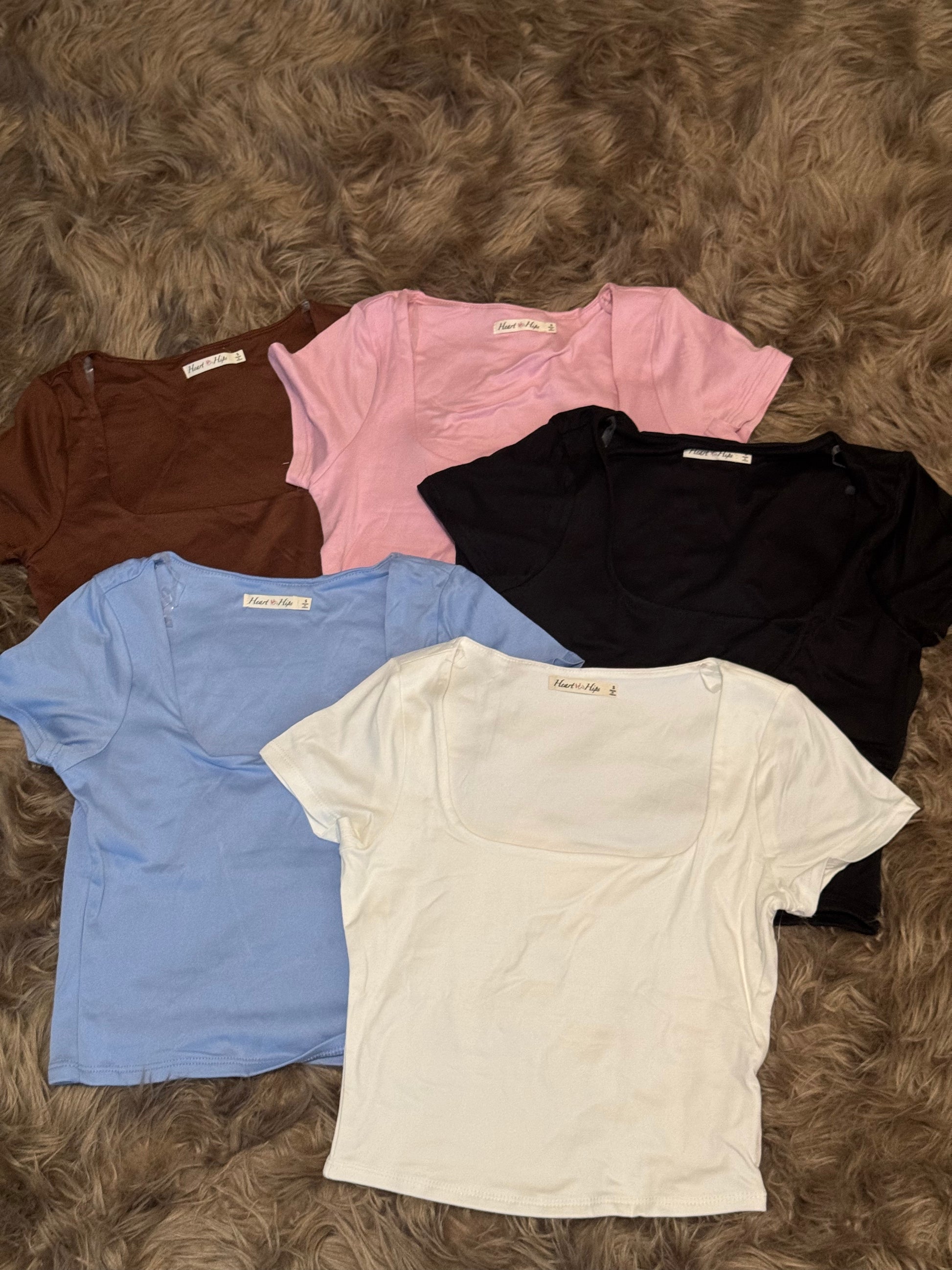 Double Layered Crop Tee