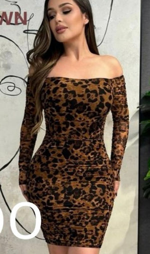 Dark Leopard Dress