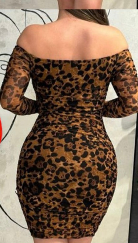 Dark Leopard Dress
