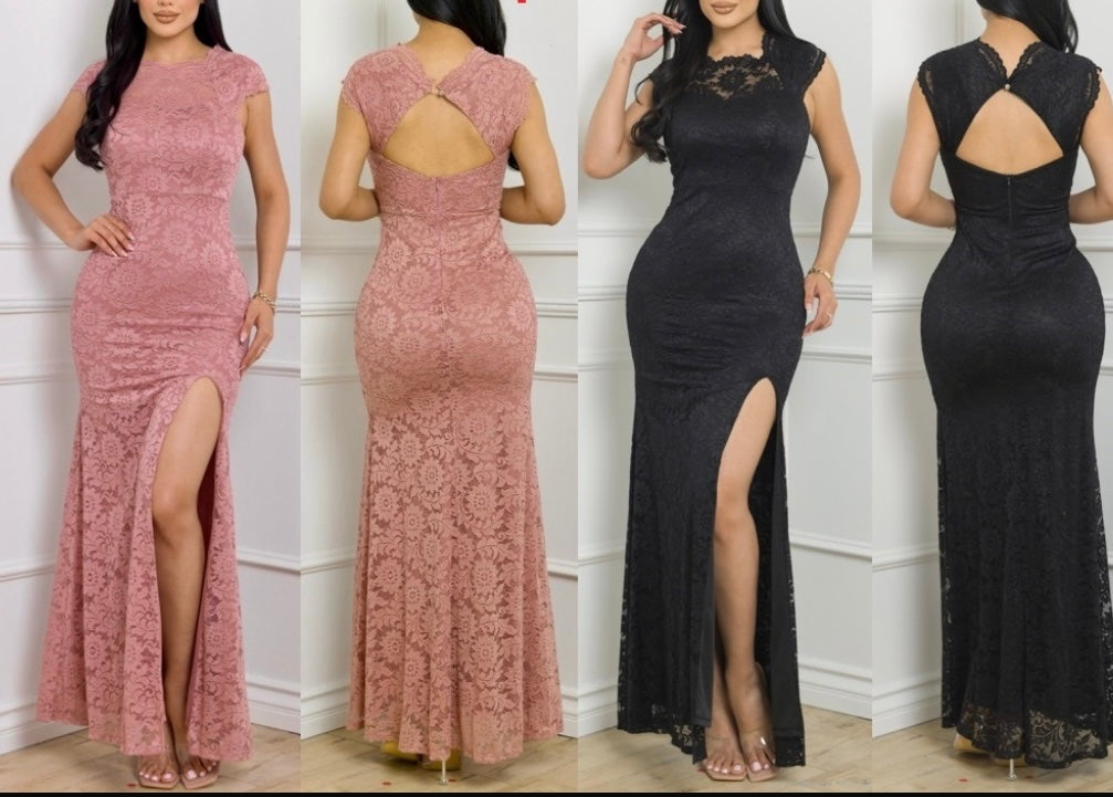 Long Glitter Maxi  Dress