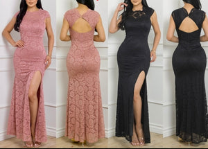Long Glitter Maxi  Dress