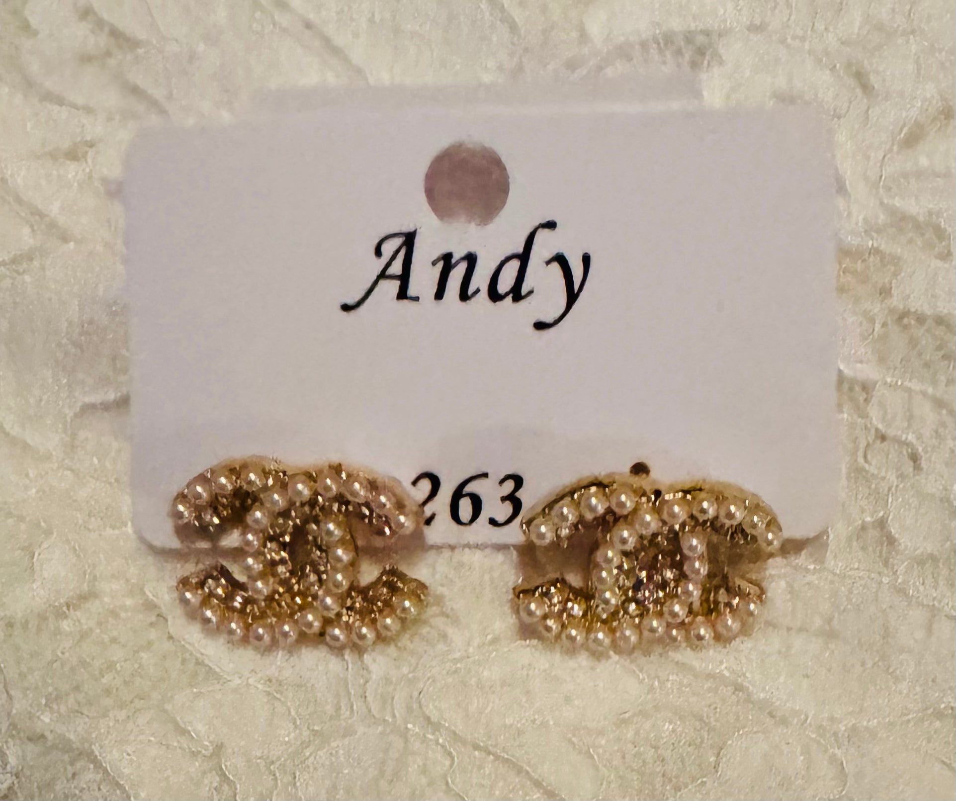 Chanel Dupe Earrings